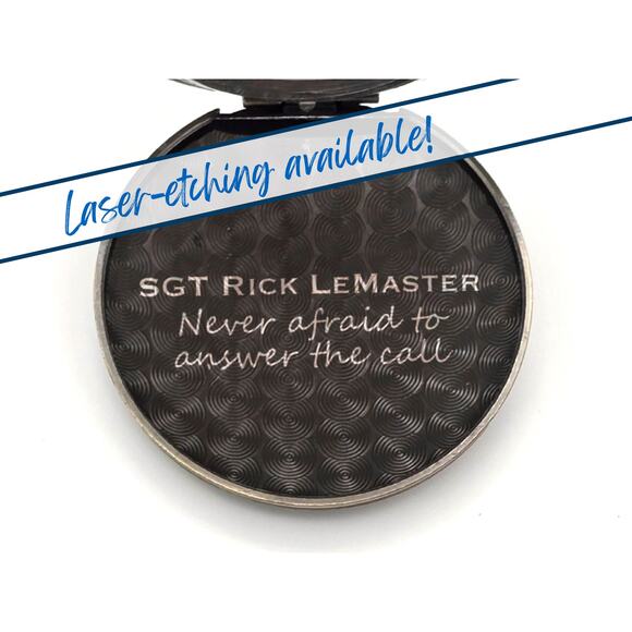 Police Officer Pocket Watch - Law Enforcement Gift Retirement Personalized - Picture 8 of 10